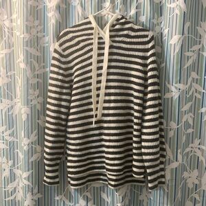 Gap Striped Pullover Hoodie Sweater Size Small